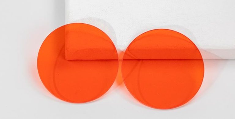 orange longpass cut off optical glass filter