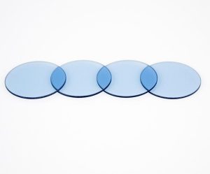 ascending color temperature glass filter